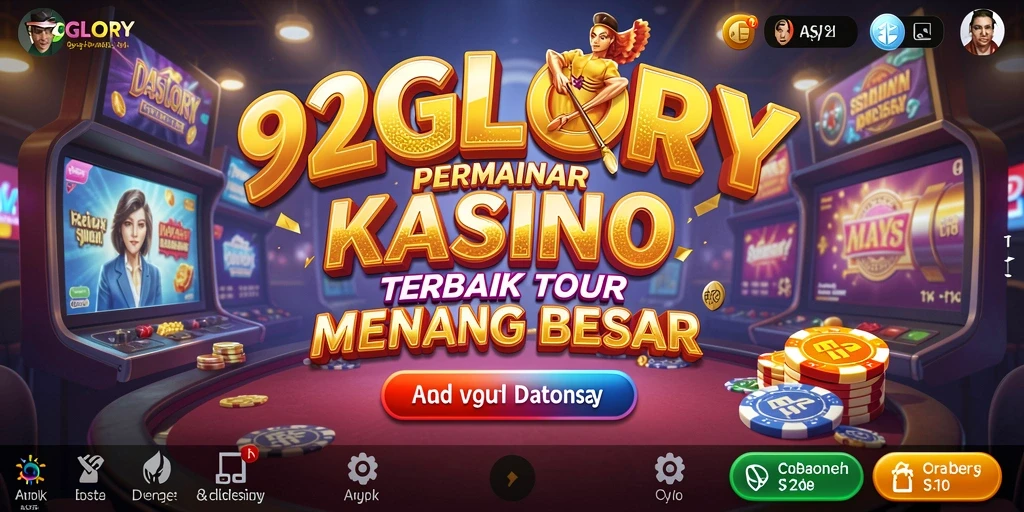 Tampilan gameplay 92GLORY yang menarik dan interaktif.