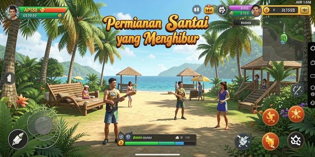 Tampilan gameplay menarik dan menyenangkan dari API88.