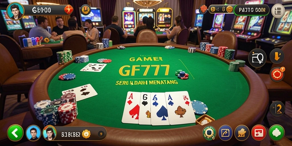 Gameplay seru dari GF777, permainan Poker yang menarik.