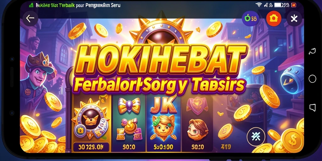 Screenshot menampilkan gameplay HOKIHEBAT yang mendebarkan dan grafis menarik.