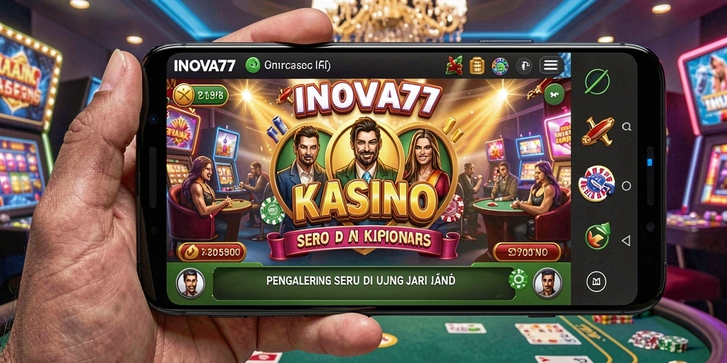 Tampilan gameplay seru dan interaktif di INOVA77.