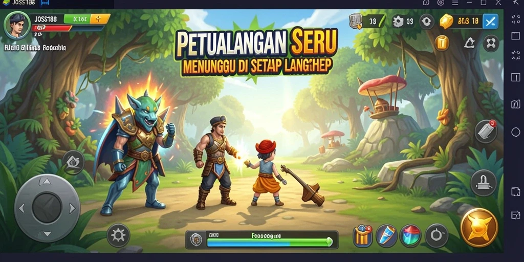 Tampilan menarik dari gameplay JOSS188 dengan tantangan seru.