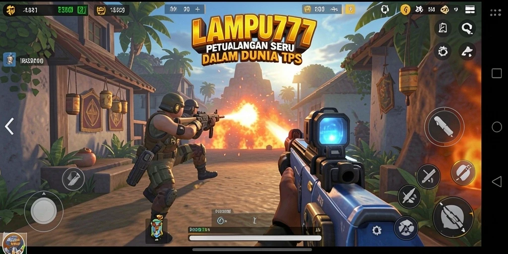 Tampilan gameplay seru dan menegangkan di LAMPU777.