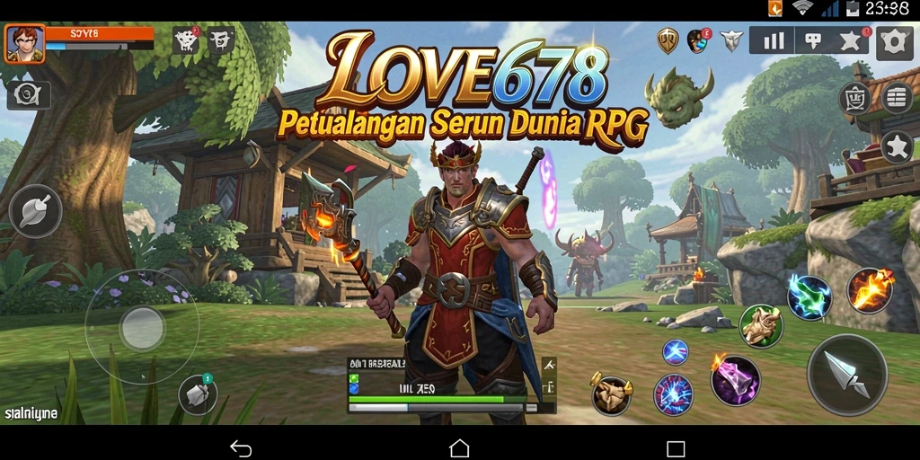 Tampilan gameplay <strong>LOVE678</strong> yang mendebarkan dalam pertarungan RPG.