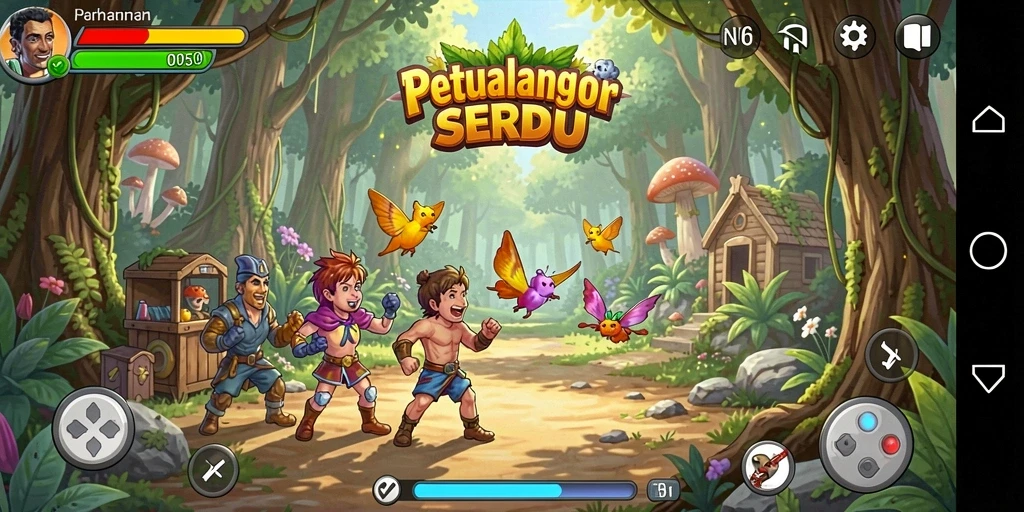 Tampilan gameplay seru dan menantang dari N06.