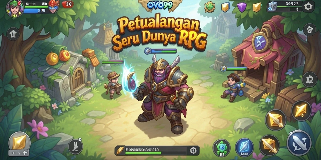 Gameplay seru di OVO99 dengan karakter dan monster menarik.
