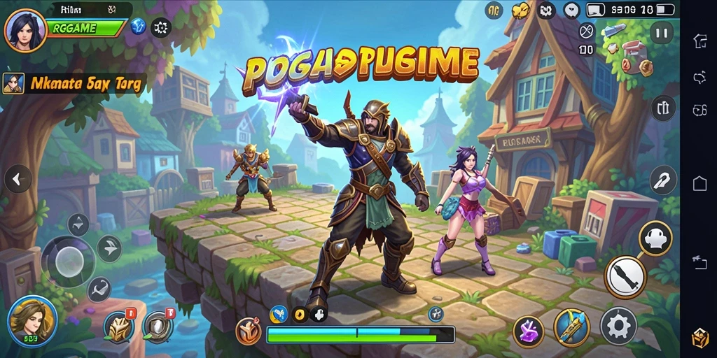 Screenshot utama RPGAME menampilkan gameplay Puzzle yang seru dan menantang.