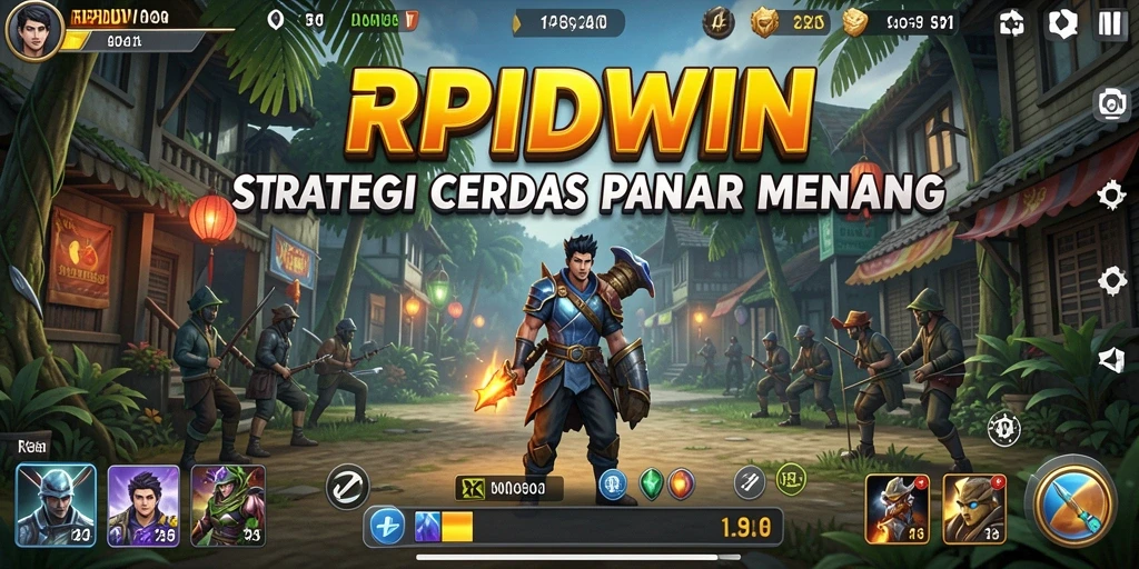 Tampilan permainan RPIDWIN yang menegangkan dalam pertempuran strategi.