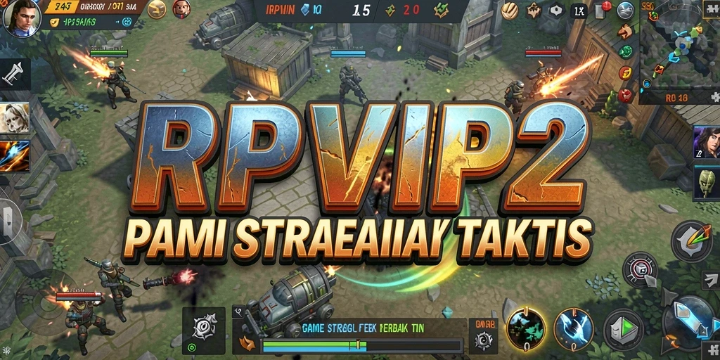 Tampilan gameplay RPVIP2 dengan strategi pertempuran yang intens.
