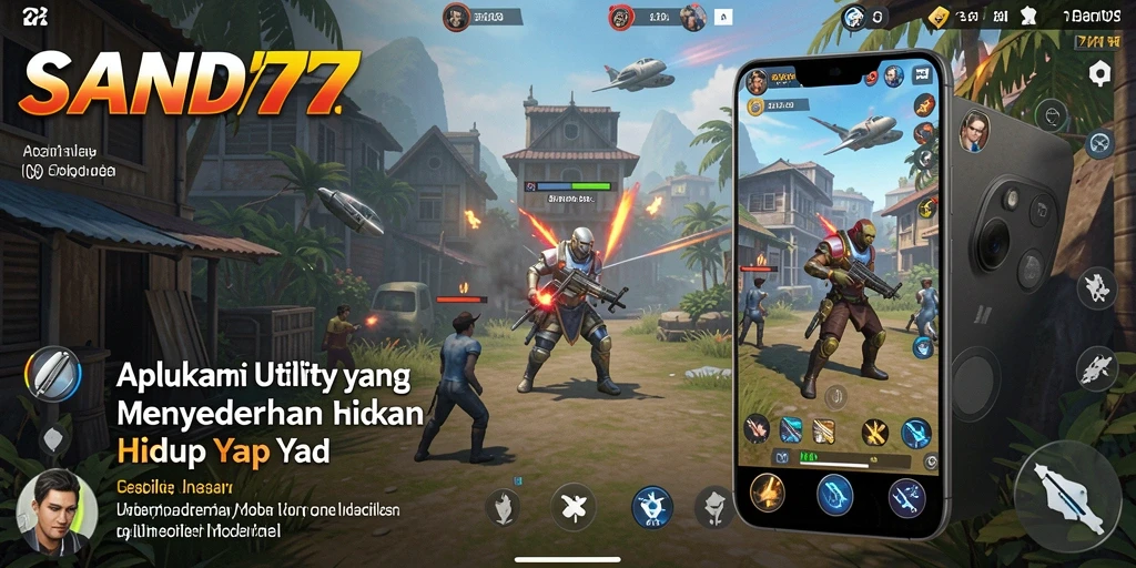 Tampilan antarmuka SAND77 yang modern dan intuitif