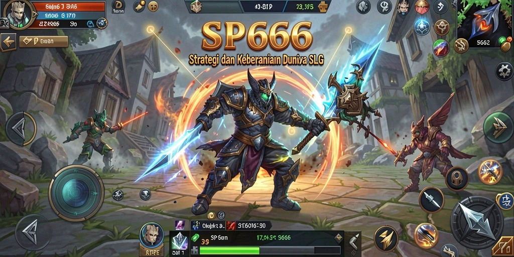Tangkapan layar gameplay <strong>SP666</strong> menunjukkan pertempuran epik dan strategi mendalam.