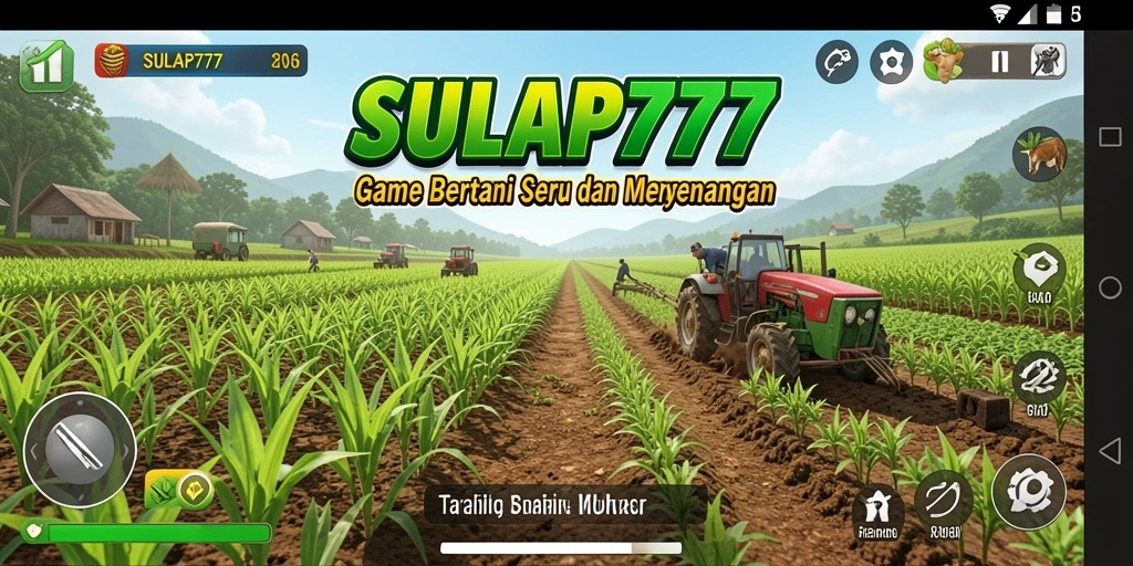 Gameplay SULAP777 dengan grafik pertanian yang menarik.