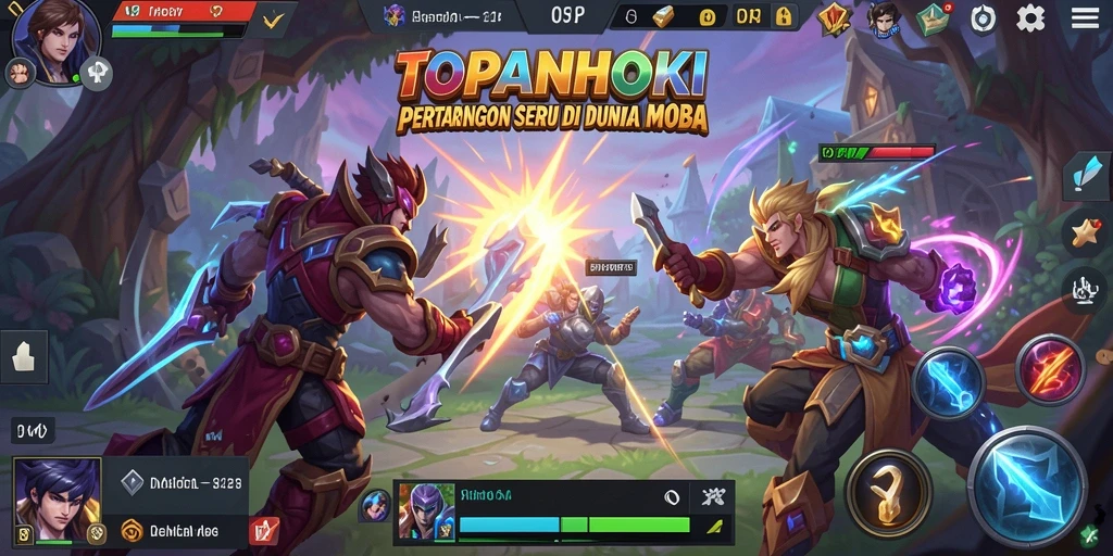 Tangkapan layar gameplay seru dari TOPANHOKI dalam aksi.