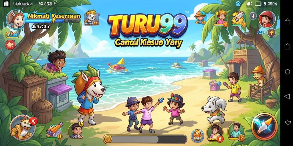 Tampilan gameplay TURU99 yang menyenangkan dan mengasyikkan.