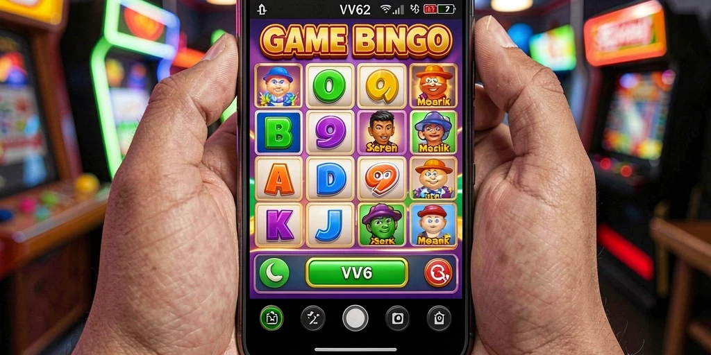Screenshot gameplay menarik dari permainan Bingo di VV62.