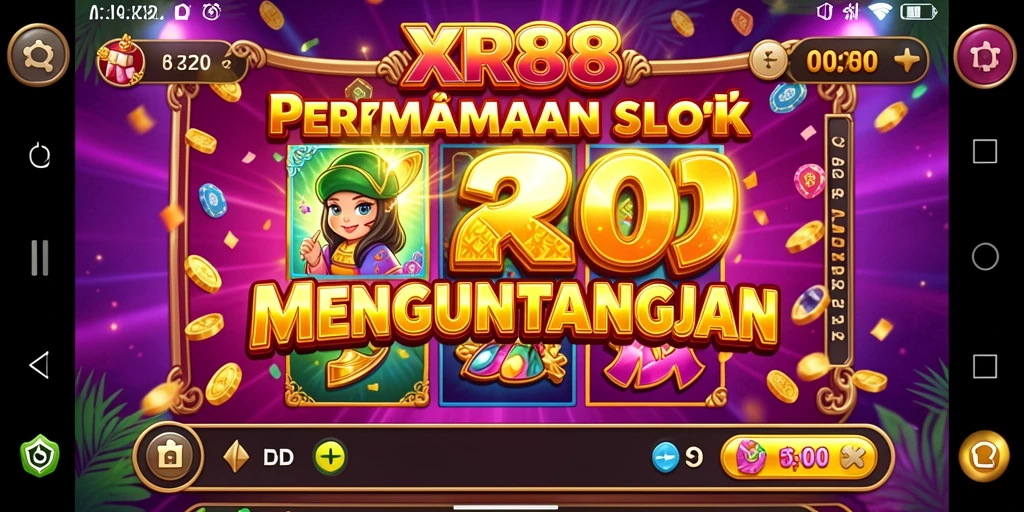 Screenshot gameplay XR88 menunjukkan keseruan bermain slot.